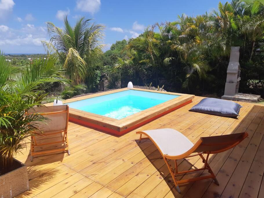 Ti Coin Relax Bungalow Vue Mer Piscine Privee Saint-Francois  Luaran gambar