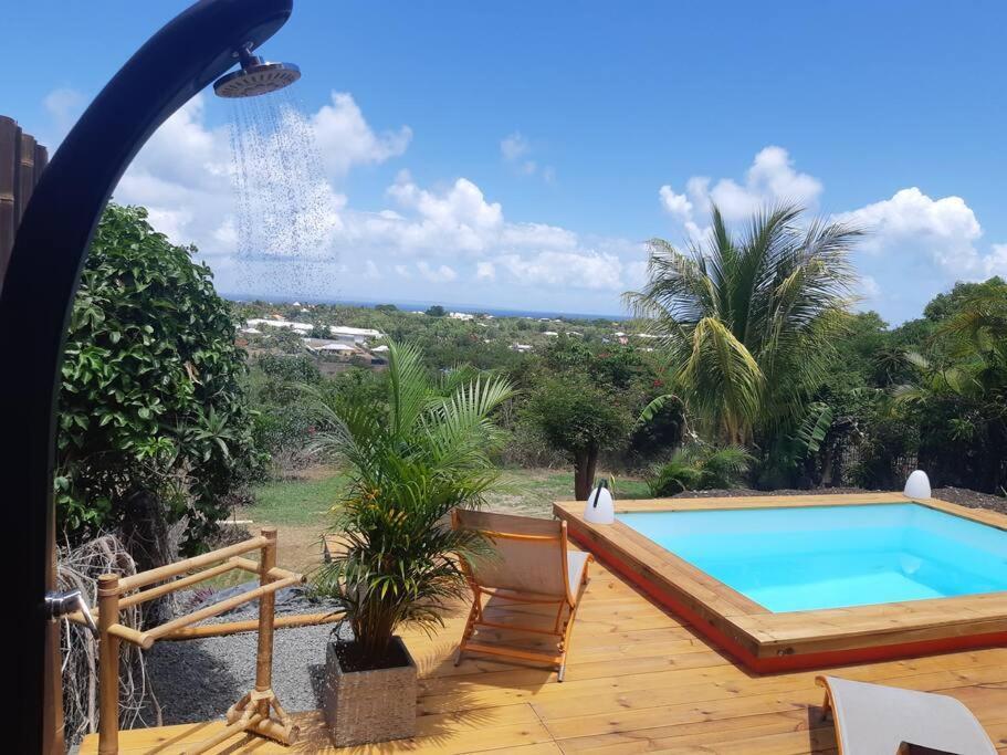 Ti Coin Relax Bungalow Vue Mer Piscine Privee Saint-Francois  Luaran gambar